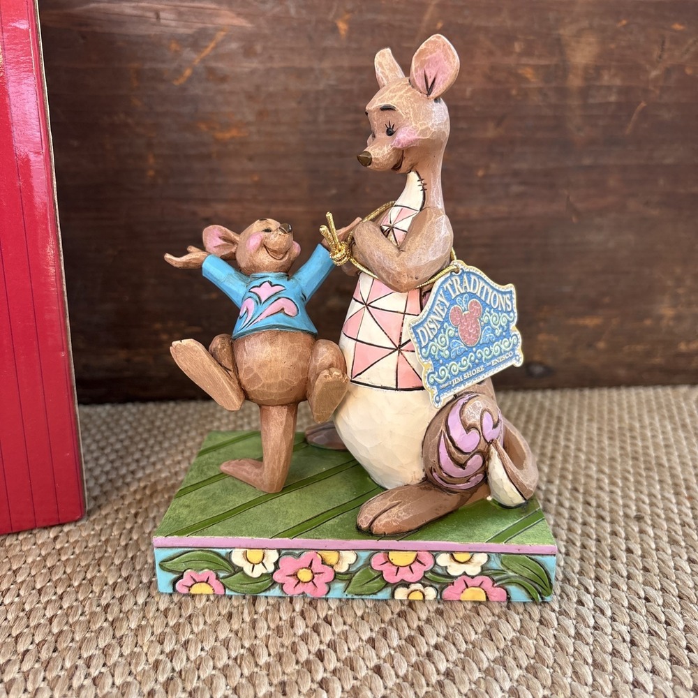 Disney Traditions Jim Shore Kanga & Roo "Look Mama I Bounced" Figurine